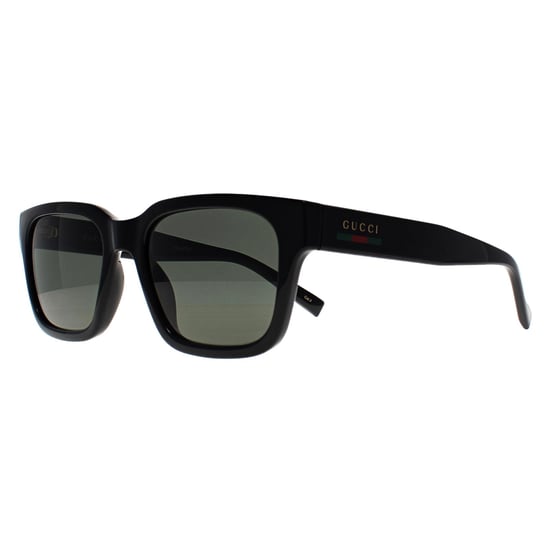 Gucci Square Womens Shiny Black Grey GG1857S - Image 2