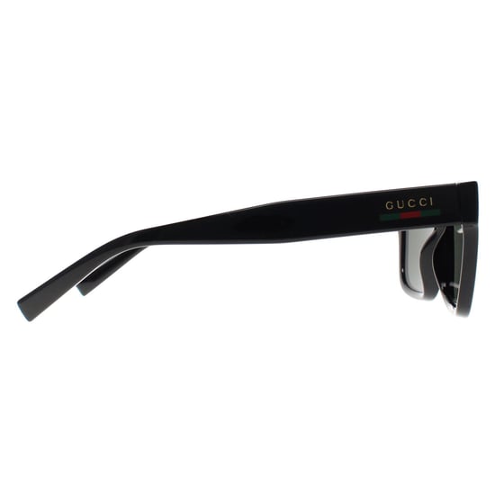 Gucci Square Womens Shiny Black Grey GG1857S - Image 4