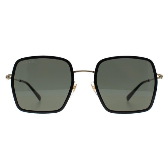 Gucci Square Womens Black Gold Grey GG1848S - Image 1