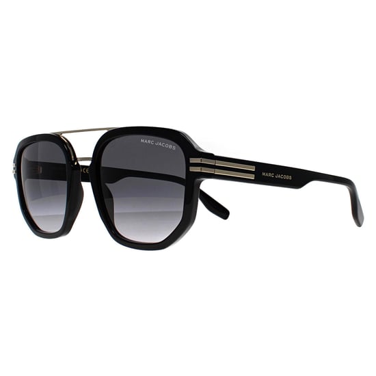 Marc Jacobs Aviator Mens Black Gold Dark Grey Gradient MARC 588/S - Image 2