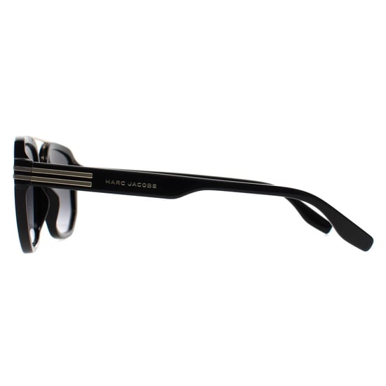 Marc Jacobs Aviator Mens Black Gold Dark Grey Gradient MARC 588/S - Image 3