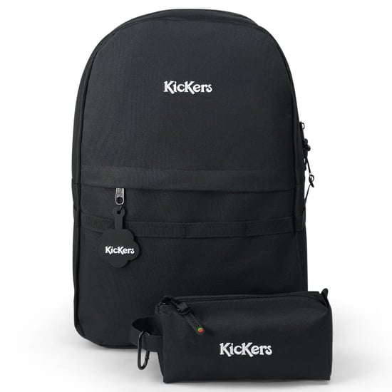 Kickers Gemini Black Backpack with Pencil Case - Image 1