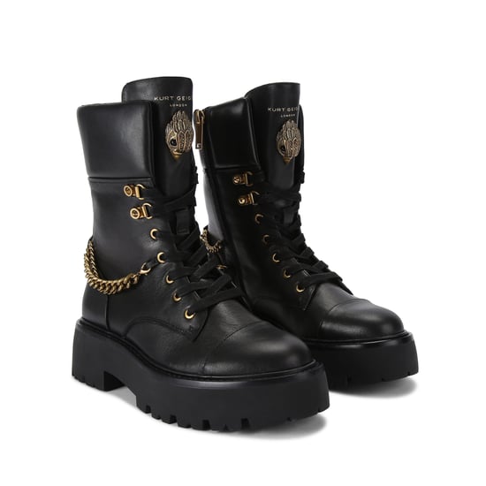 Kurt Geiger London Leather Kensington Combat Boots - Image 4