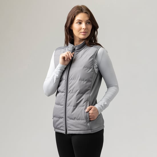 Vinterisolerad Hybridväst för kvinnor | Fleecefodrad Ärmlös Gilet - Image 4