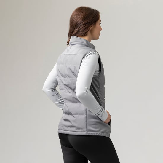 Vinterisolerad Hybridväst för kvinnor | Fleecefodrad Ärmlös Gilet - Image 5