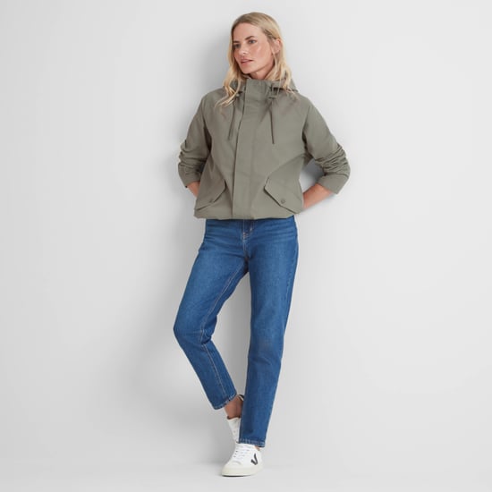 Vena Womens Waterproof Jacket - Pale Khaki - Image 3