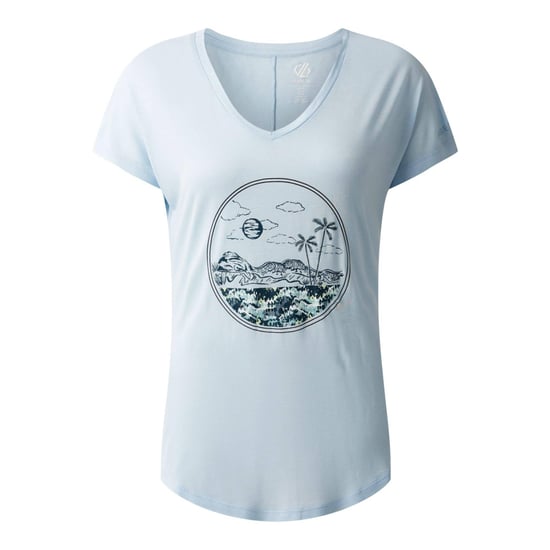 Dare 2B Dames/Dames Serene Wave T-Shirt (Skyway) - Image 1