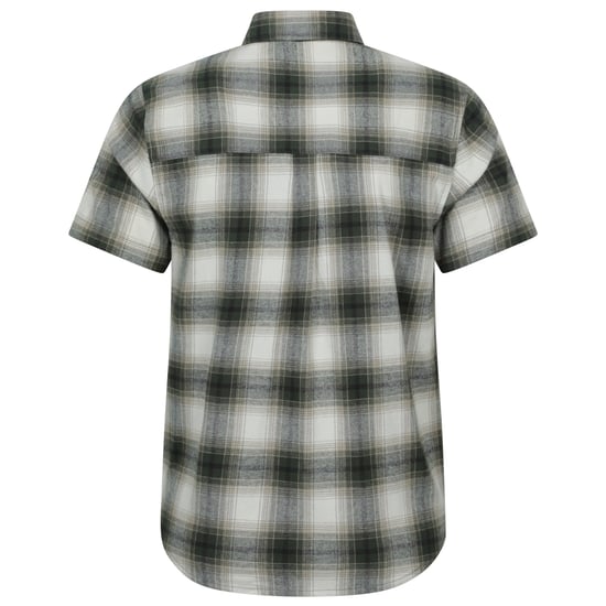 Mountain Warehouse Heren Trace Flanellen Korte Mouwen Shirt (Groen) - Image 2