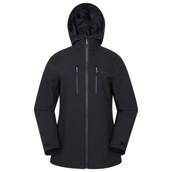 Mountain Warehouse Womens/Ladies Breeze Waterproof Jacket (Black) - Image 1