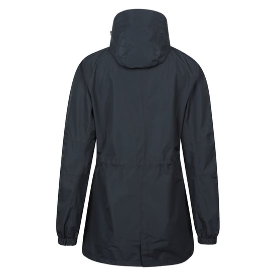 Mountain Warehouse Womens/Ladies Rainfall Waterproof Jacket (Black) - Image 2