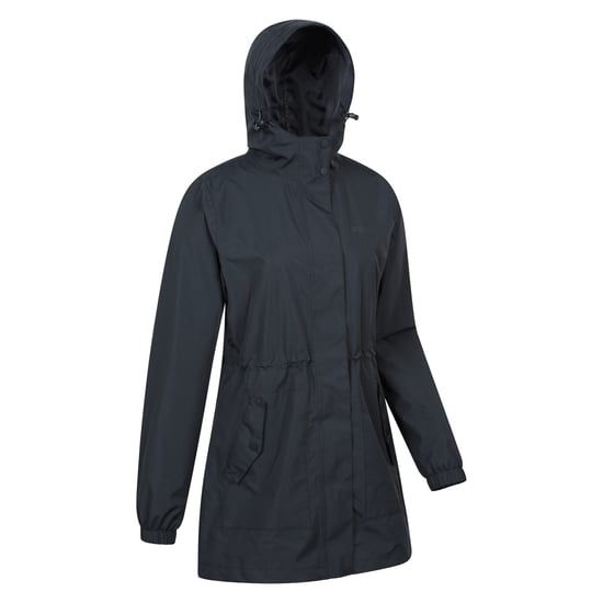 Mountain Warehouse Womens/Ladies Rainfall Waterproof Jacket (Black) - Image 3