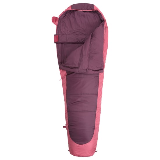 Mountain Warehouse Microlite 500 Vänster Dragkedja Mellansäsong Sovsäck (Burgundy) - Image 2