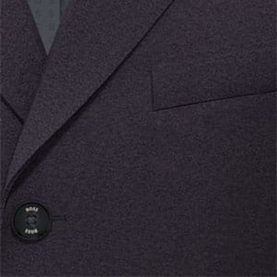 Men's Boss H-Hyde Coat in Dark Blue - Image 4