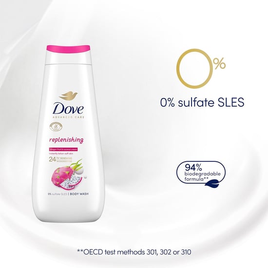 Dove Advanced Care Body Wash Replenishing 400ml, 3 Pack - Image 4