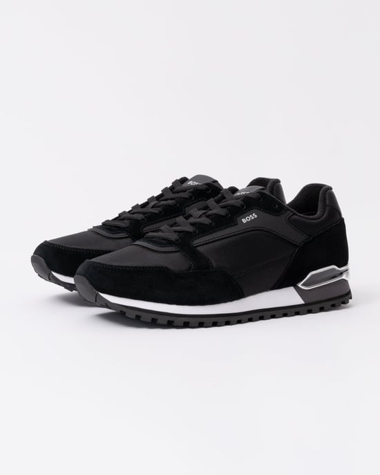 BOSS Orange Parkour-L Heren Suède/Mesh Sneakers - Image 1