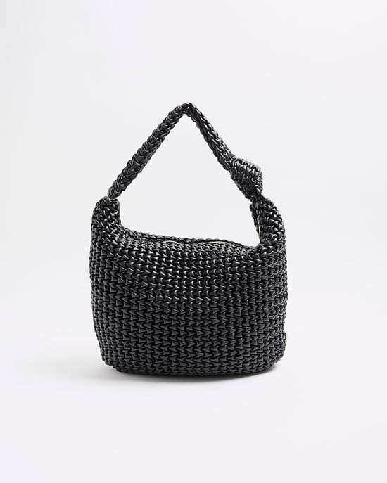 River Island Womens Tote Bag Black Textured Knot - Image 3