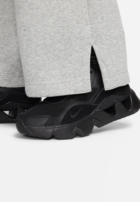 Nike Dames Phoenix Fleece Joggers met wijde pijpen in Grijs - Image 4