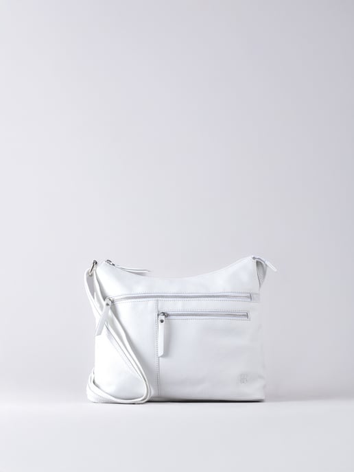 Winleigh Leather Shoulder Bag in White - Image 2