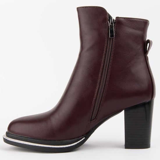 Montevita Heel Ankle Boot Vareli3 Bordeaux - Image 4