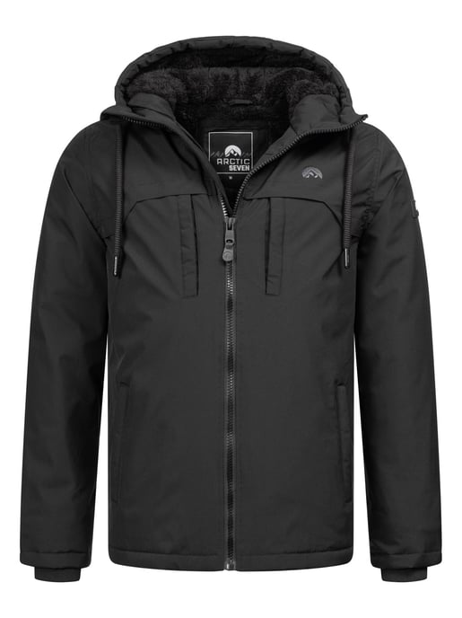 Arctic Seven Heren Winterjas Zwart - Image 1