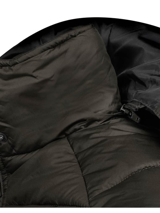 Arctic Seven Gewatteerde Winterjas voor Heren met Afneembare Capuchon Donkergrijs - Image 5