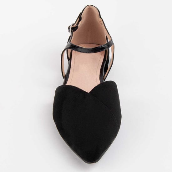 Montevita Ballet Flats Baleri10 Black - Image 3