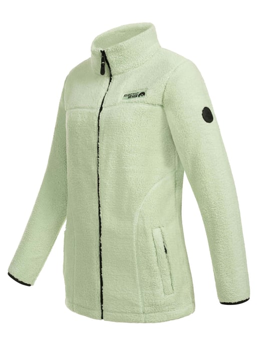 Arctic Seven Dames Sherpa Fleecejas – Warme Outdoorjas met Rits Dusty Mint - Image 4