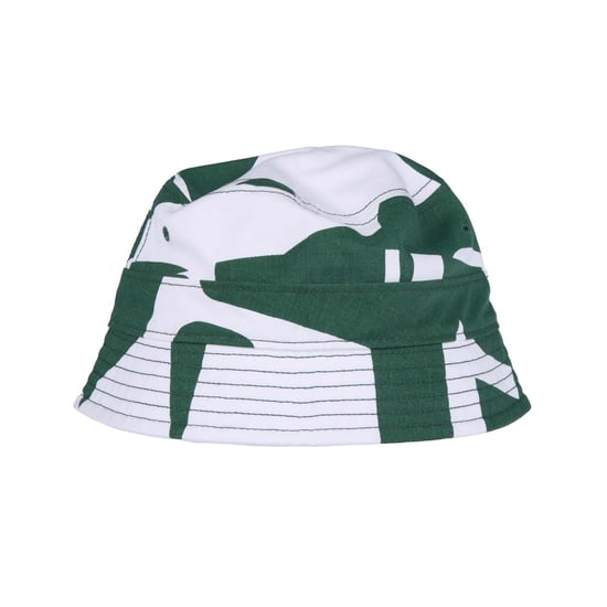 Accessories Lacoste Allover Print Reversible Bucket Hat in White - Image 2