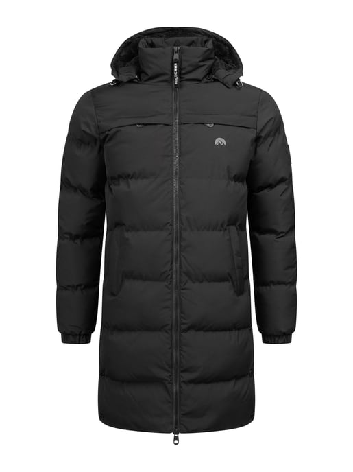 Arctic Seven Heren Gewatteerde Winterparka Zwart - Image 3