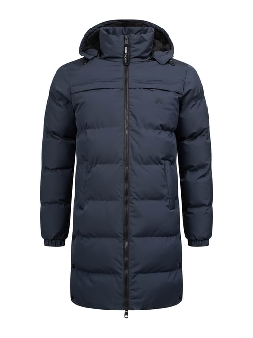 Arctic Seven Heren Gewatteerde Winterparka Marine - Image 3