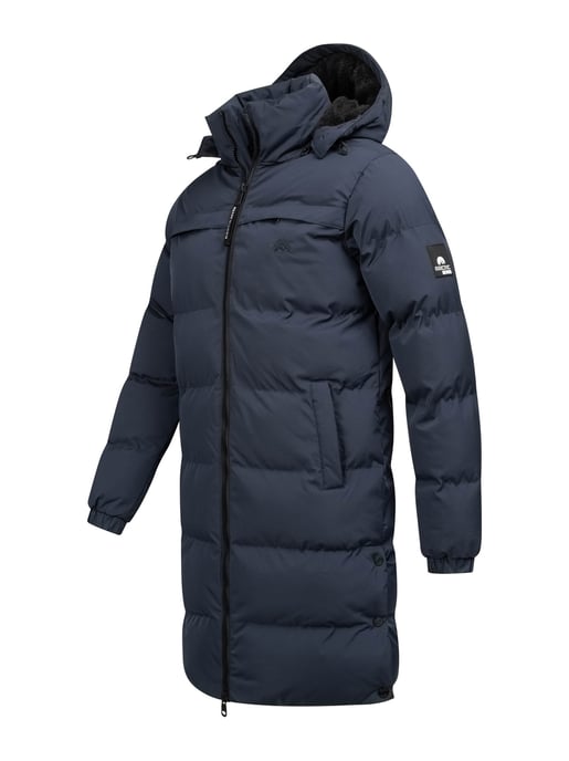Arctic Seven Heren Gewatteerde Winterparka Marine - Image 4