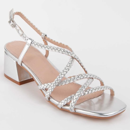 Montevita Högklackad Sandal Trea2 Silver - Image 2