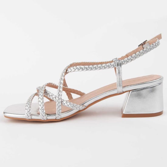 Montevita Högklackad Sandal Trea2 Silver - Image 4