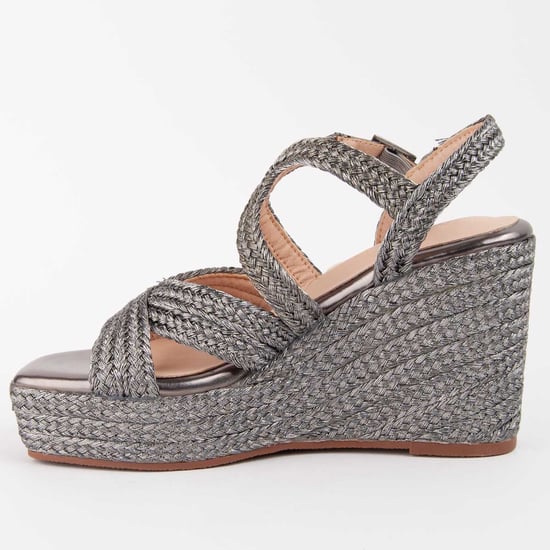 Montevita Sandalen Met Een Sleehak Salia7 Grijs - Image 4