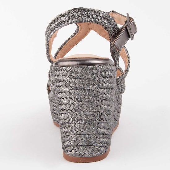 Montevita Sandalen Met Een Sleehak Salia7 Grijs - Image 5