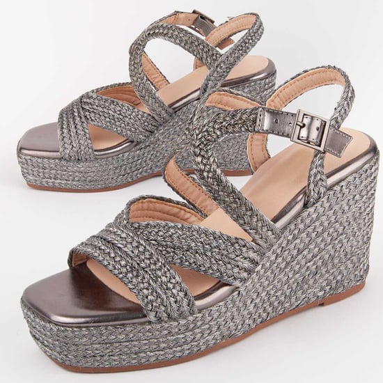 Montevita Sandalen Met Een Sleehak Salia7 Grijs - Image 6