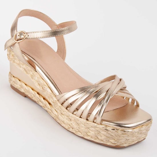 Montevita Sandalen Met Een Sleehak Salia4 Goud - Image 2