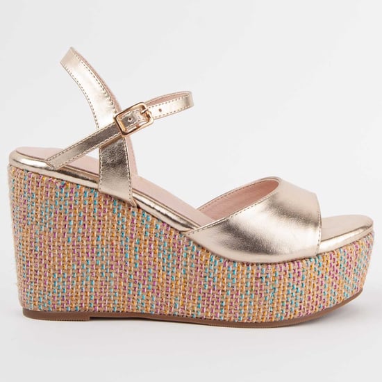 Montevita Wedge Sandal Salia12 Gold - Image 1