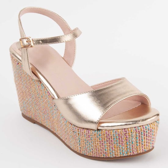 Montevita Wedge Sandal Salia12 Gold - Image 2