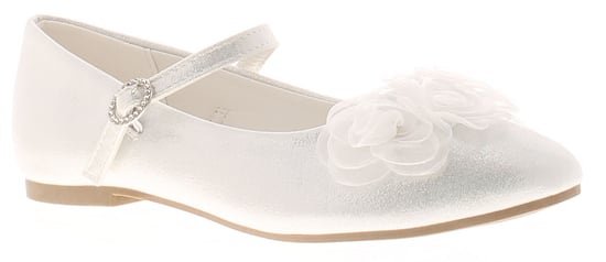 Princess Stardust Girls Party Shoes Chiffon white - Image 1