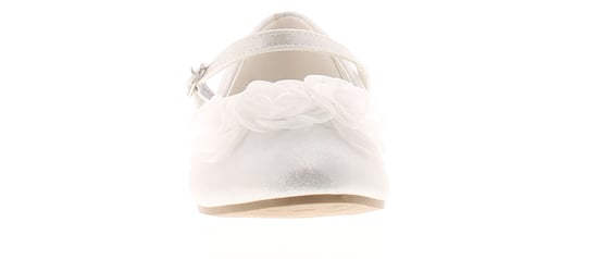 Princess Stardust Girls Party Shoes Chiffon white - Image 3