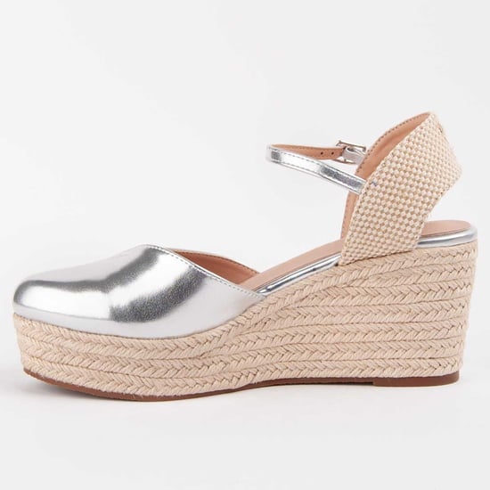 Montevita Wedge Espadrille Balenci3 Silver - Image 4