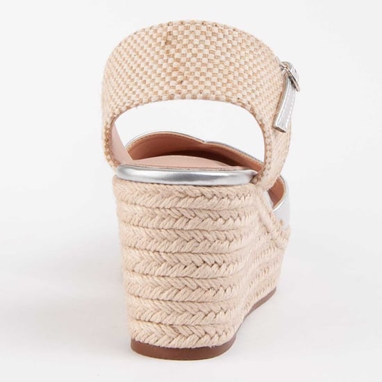 Montevita Wedge Espadrille Balenci3 Silver - Image 5