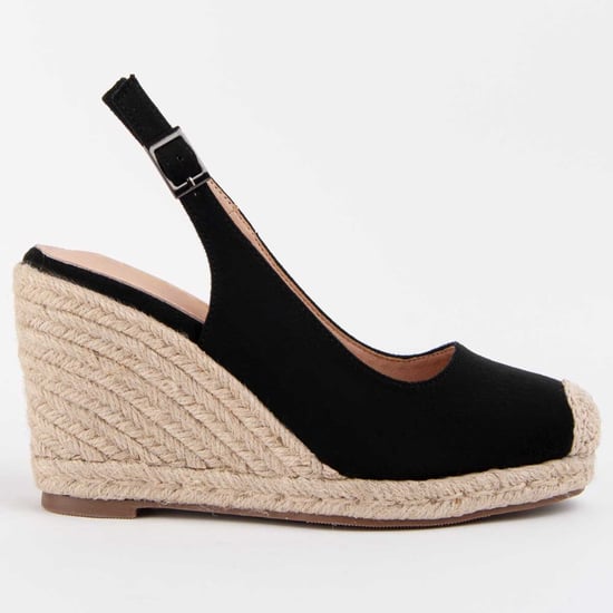 Montevita Wedge Espadrille Balenci7 Black - Image 1