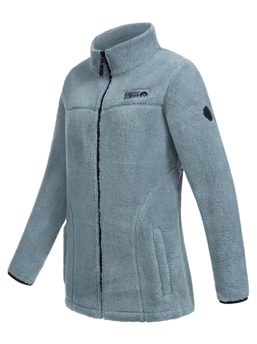 Arctic Seven Dames Sherpa Fleecejas – Warme Outdoorjas met Rits Dusty Blue - Image 4