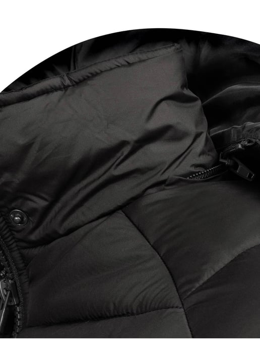 Arctic Seven Gewatteerde Winterjas voor Heren met Afneembare Capuchon Zwart - Image 5