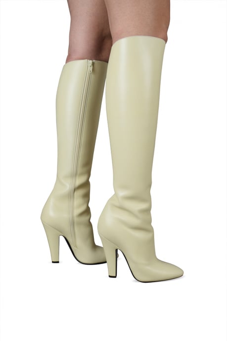 Saint Laurent laarzen 68 beige - Image 2