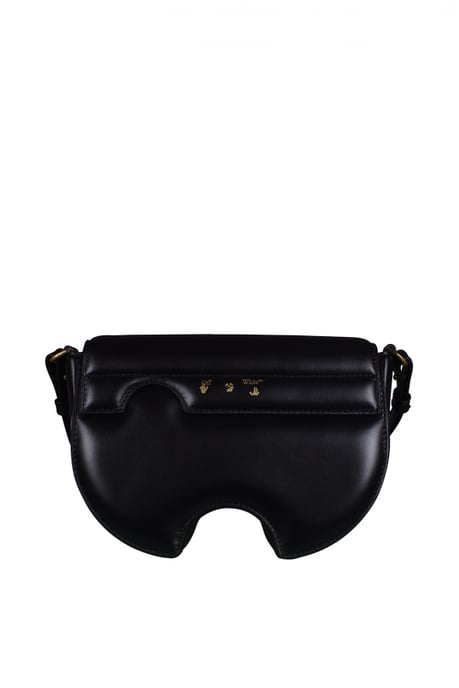 Gebroken witte Burrow crossbodytas zwart - Image 2