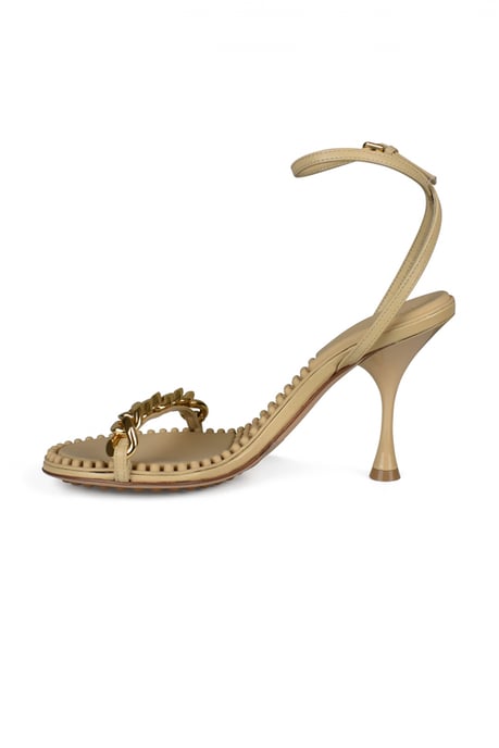 Bottega Veneta Dot Sandalen Beige - Image 4