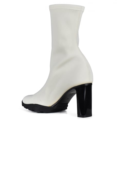 Alexander McQueen enkellaarsjes scuba wit - Image 4